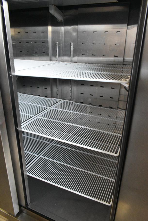 2021 Atosa MBF8507GR Stainless Steel Commercial 2 Door Reach In Cooler. 115 Volts, 1 Phase. Tested and Working! - Image 4 of 7