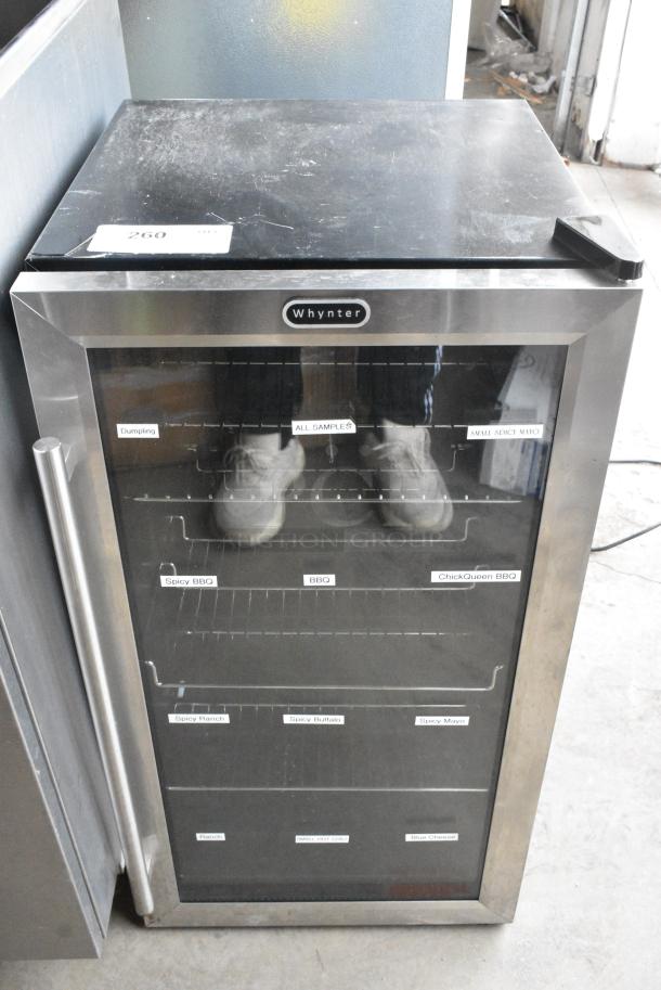 Whynter BR-130SB Metal Mini Cooler Merchandiser. 115 Volts, 1 Phase. Tested and Working! - Image 1 of 7