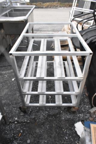 Metal Pan Rack on Commercial Casters