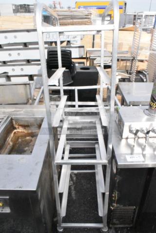 Metal Pan Transport Rack on Commercial Casters.
