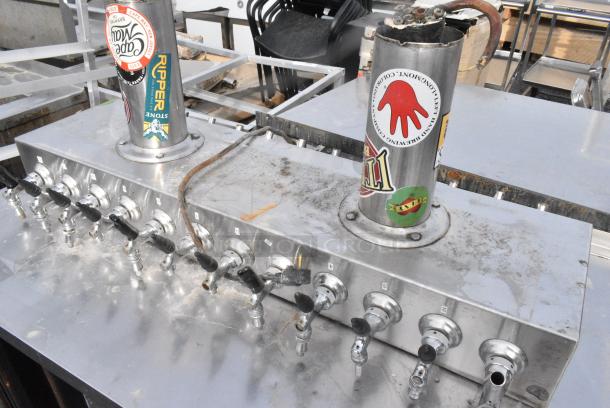 True TBB-24-48 Metal Commercial Back Bar Cooler w/ 12 Tap Beer Tower. 115 Volts, 1 Phase. - Image 4 of 6