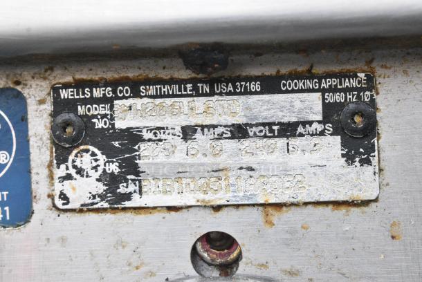 Wells MW206ULSTD Stainless Steel Electric Powered 3 Bay Steam Table. 208/240 Volts. - Image 6 of 7