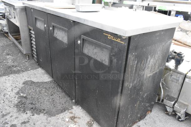 True TBB-24-72 Metal Commercial 3 Door Back Bar Cooler. 115 Volts, 1 Phase. - Image 1 of 9