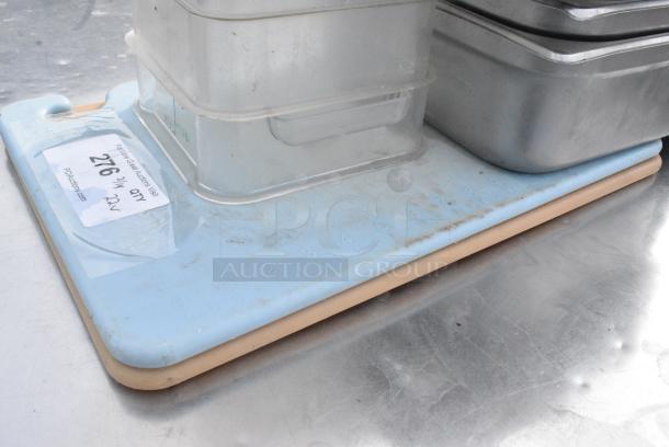 22 Various Metal Items Including Cutting Boards, Stainless Steel Drop In Bins and Poly Bins. 22 Times Your Bid! - Image 3 of 4