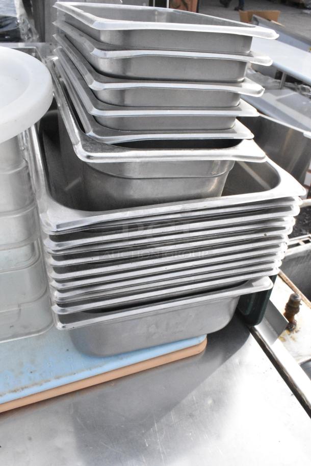 22 Various Metal Items Including Cutting Boards, Stainless Steel Drop In Bins and Poly Bins. 22 Times Your Bid! - Image 4 of 4