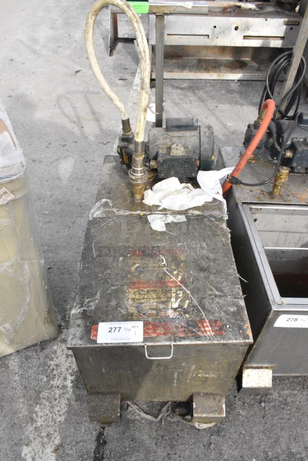 Darling 402 Stainless Steel Commercial Oil Filtration Caddy on Commercial Casters. 120 Volts, 1 Phase. - Image 1 of 6