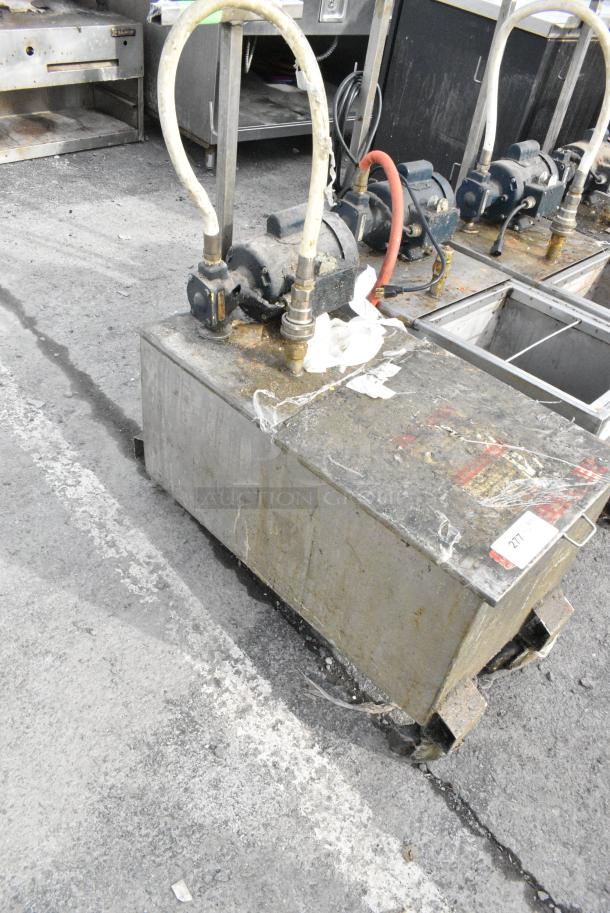 Darling 402 Stainless Steel Commercial Oil Filtration Caddy on Commercial Casters. 120 Volts, 1 Phase. - Image 2 of 6
