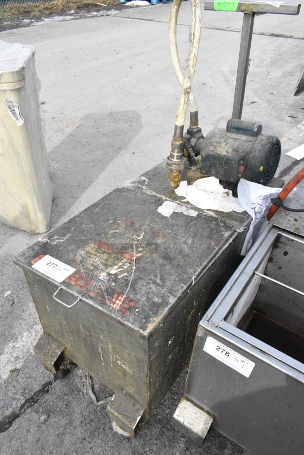 Darling 402 Stainless Steel Commercial Oil Filtration Caddy on Commercial Casters. 120 Volts, 1 Phase. - Image 3 of 6