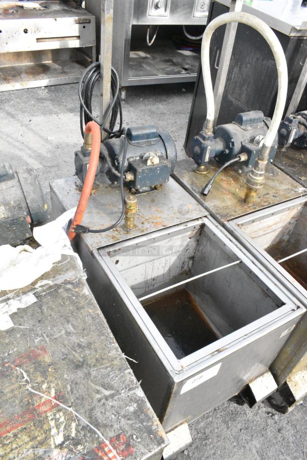 Darling 402 Stainless Steel Commercial Oil Filtration Caddy on Commercial Casters. 120 Volts, 1 Phase. - Image 2 of 6