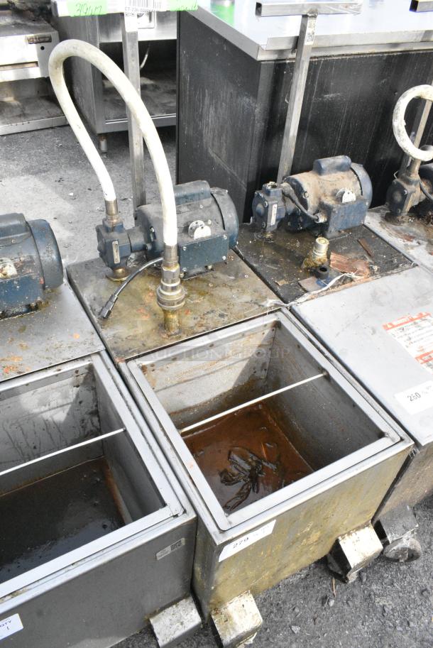 Darling 402 Stainless Steel Commercial Oil Filtration Caddy on Commercial Casters. 120 Volts, 1 Phase. - Image 2 of 6
