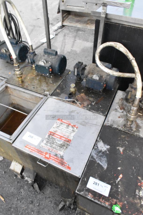 Darling 402 Stainless Steel Commercial Oil Filtration Caddy on Commercial Casters. 120 Volts, 1 Phase. - Image 3 of 6