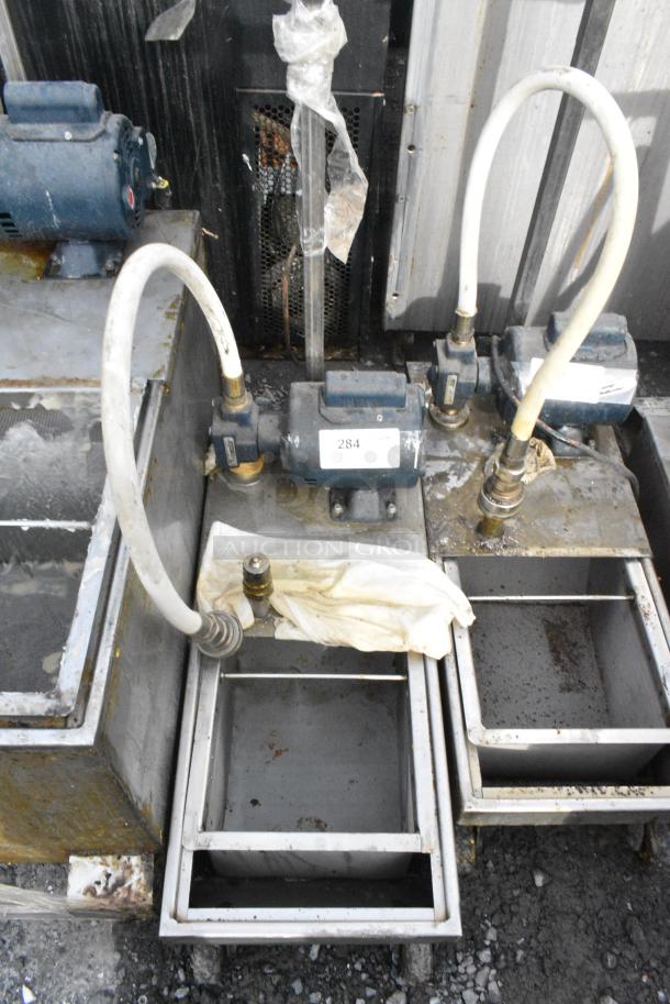Darling 401 Stainless Steel Commercial Oil Filtration Caddy on Commercial Casters. 120 Volts, 1 Phase. - Image 1 of 5