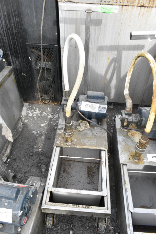Darling 401 Stainless Steel Commercial Oil Filtration Caddy on Commercial Casters. 120 Volts, 1 Phase. - Image 1 of 5