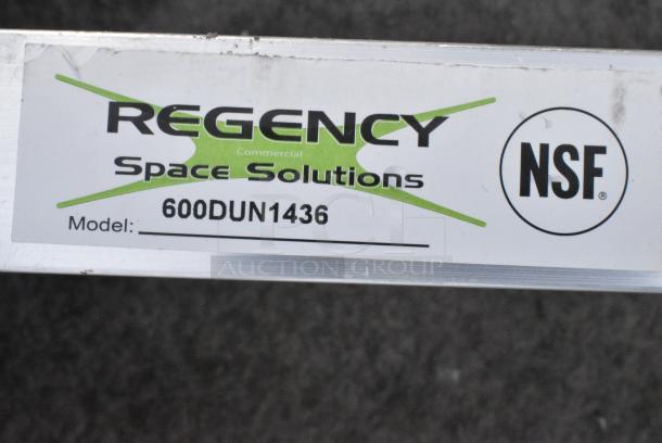 BRAND NEW SCRATCH AND DENT! Regency 600DUN1436 36" x 14" x 8" Aluminum Dunnage Rack - 1350 lb. Capacity - Image 4 of 4