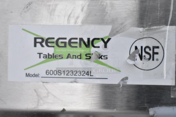 BRAND NEW SCRATCH AND DENT! Regency 600S1232324L Stainless Steel Single Bay Sink w/ Left Side Drain Board. - Image 6 of 6
