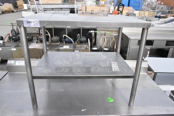 Stainless Steel 2 Tier Shelf. - Image 1 of 3