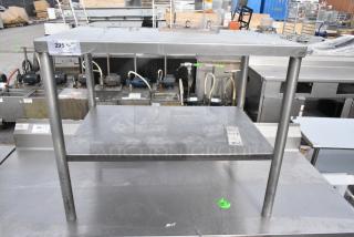 Stainless Steel 2 Tier Shelf.