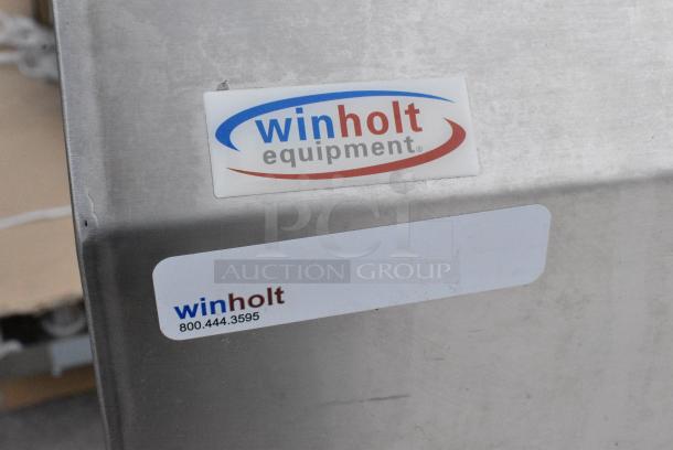 Win-holt Stainless Steel Table w/ Back Splash and Under Shelf. - Image 4 of 4