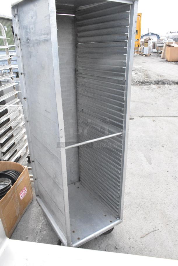 Metal Commercial Pan Transport Rack on Commercial Casters. - Image 2 of 3