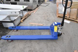 BRAND NEW SCRATCH AND DENT! 481BI30LF685 Lavex 27" x 63" Manual Pallet Jack - 5,500 lb. Capacity