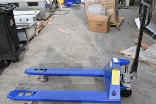 BRAND NEW SCRATCH AND DENT! 481LPT274855 Lavex 27" x 48" Manual Pallet Jack - 5500 lb. Capacity