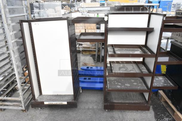 2 Various Brown Metal Display Racks. Includes 28.5x20x56. 2 Times Your Bid! - Image 1 of 3
