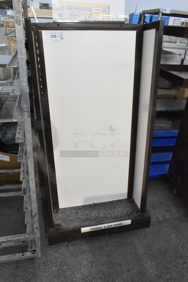2 Various Brown Metal Display Racks. Includes 28.5x20x56. 2 Times Your Bid! - Image 2 of 3