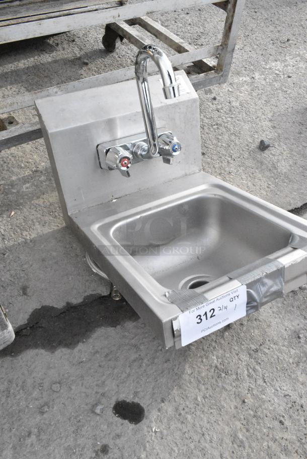 Encore FS18-090905B2 Stainless Steel Single Bay Sink w/ Faucet and Handles. - Image 2 of 5