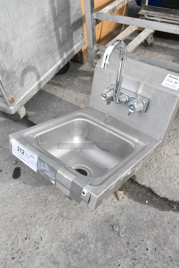 Encore FS18-090905B2 Stainless Steel Single Bay Sink w/ Faucet and Handles. - Image 3 of 5