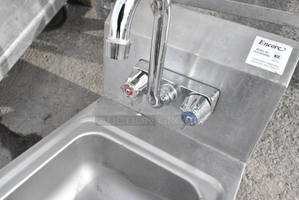 Encore FS18-090905B2 Stainless Steel Single Bay Sink w/ Faucet and Handles. - Image 4 of 5