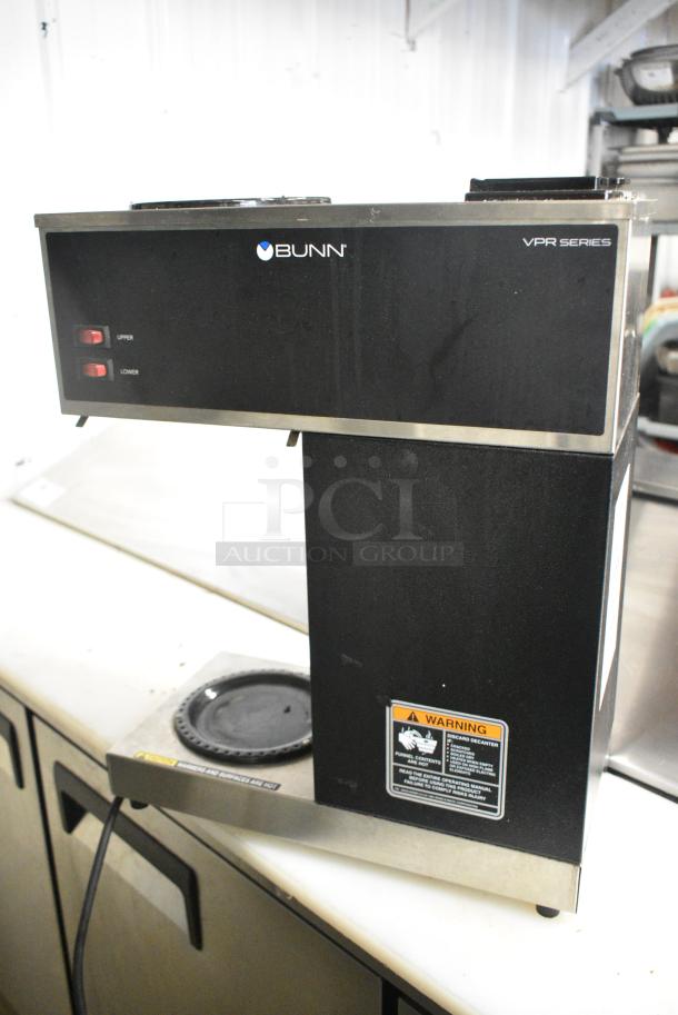 2022 Bunn VPR Stainless Steel Commercial Countertop 2 Burner Coffee Machine. 120 Volts, 1 Phase. - Image 1 of 10
