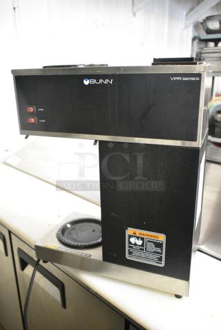 2022 Bunn VPR Stainless Steel Commercial Countertop 2 Burner Coffee Machine. 120 Volts, 1 Phase.