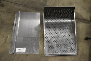 2 Metal Items; Dumping Station Insert and Panel. 2 Times Your Bid!