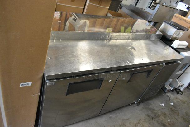 True TPP-67 Stainless Steel Commercial 2 Door Work Top Cooler. 115 Volts, 1 Phase. Tested and Powers On But Does Not Get Cold - Image 6 of 6