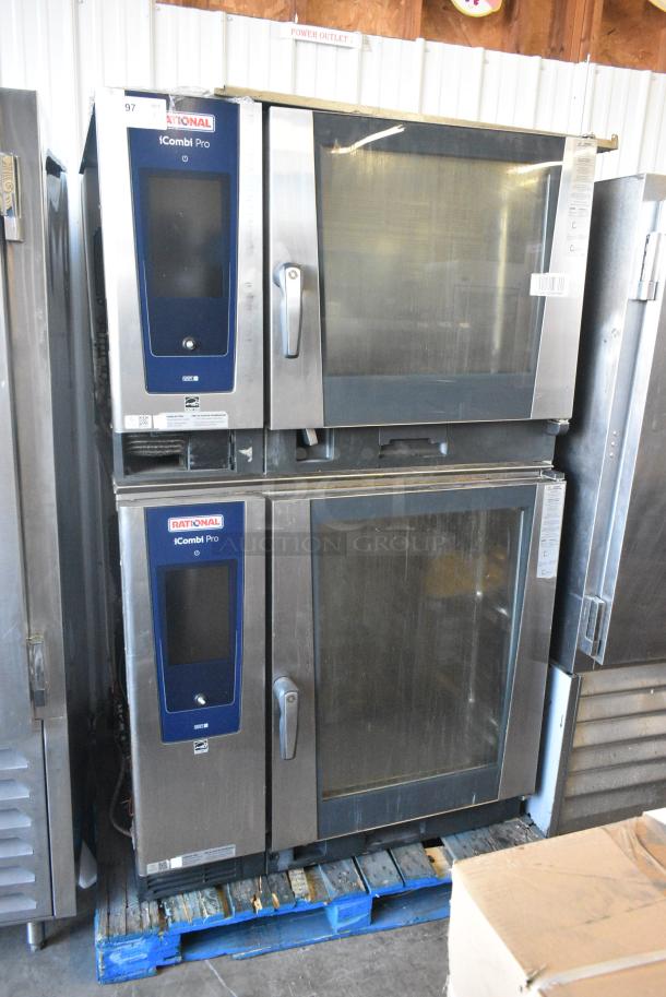 2 2021 Rational LM100EE.AXXXX/LM100CE.AXXXX iCombi Pro Stainless Steel Commercial Electric Powered Combi Convection Oven. 440 Volts, 3 Phase. 2 Times Your Bid! - Image 12 of 12