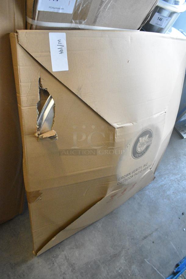BRAND NEW IN BOX! Crown Verity ZCV-2650SS Stainless Steel Outdoor Patio Heater. - Image 6 of 6