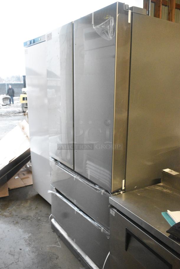 BRAND NEW IN BOX! KoolMore RERFDSS-22C 22.5 Cu. ft. French Door Refrigerator, Deep Freezer, 4 Door Stainless-Steel Fridge. Tested and Walking! - Image 5 of 16