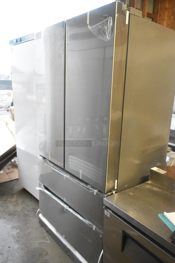 BRAND NEW IN BOX! KoolMore RERFDSS-22C 22.5 Cu. ft. French Door Refrigerator, Deep Freezer, 4 Door Stainless-Steel Fridge. Tested and Walking! - Image 6 of 16