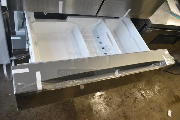 BRAND NEW IN BOX! KoolMore RERFDSS-22C 22.5 Cu. ft. French Door Refrigerator, Deep Freezer, 4 Door Stainless-Steel Fridge. Tested and Walking! - Image 11 of 16