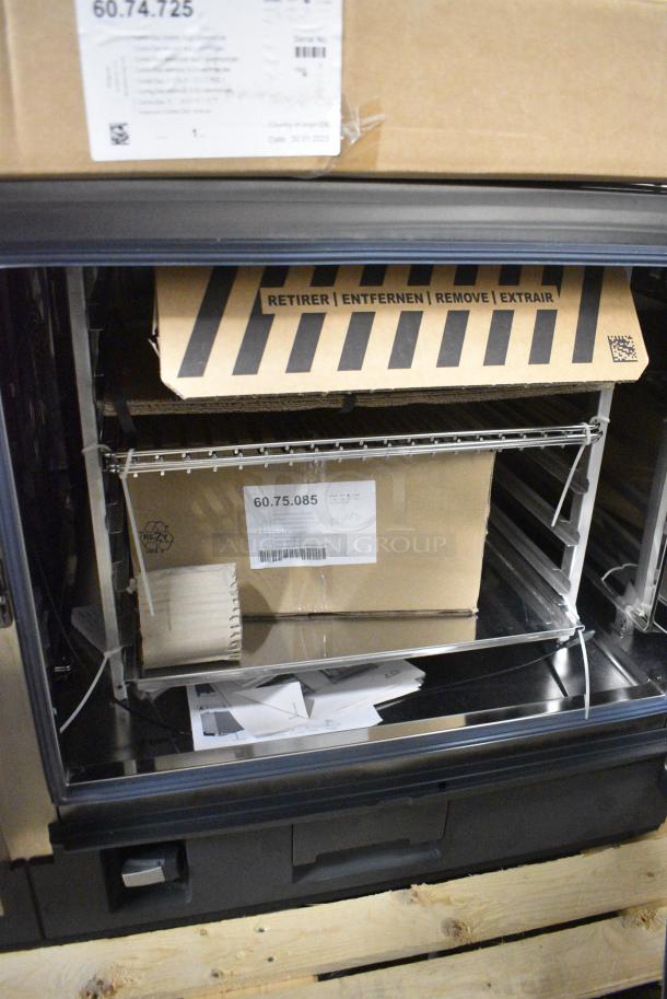BRAND NEW SCRATCH AND DENT! 2021 Rational LM100CE.AXXXX Stainless Steel Commercial Electric Powered Combi Convection Oven. 440/480 Volts, 3 Phase. - Image 4 of 8