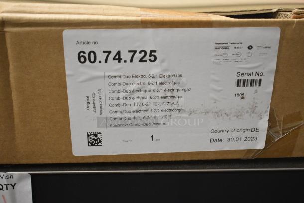 BRAND NEW SCRATCH AND DENT! 2021 Rational LM100CE.AXXXX Stainless Steel Commercial Electric Powered Combi Convection Oven. 440/480 Volts, 3 Phase. - Image 5 of 8