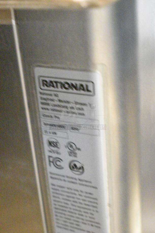 BRAND NEW SCRATCH AND DENT! 2021 Rational LM100CE.AXXXX Stainless Steel Commercial Electric Powered Combi Convection Oven. 440/480 Volts, 3 Phase. - Image 7 of 8