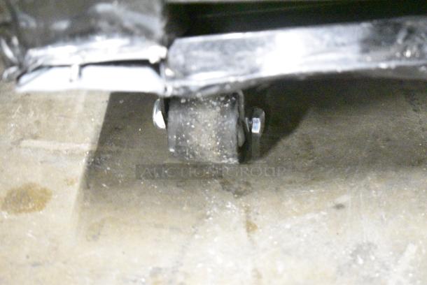BRAND NEW SCRATCH AND DENT! 2024 Migali C-49FM-HCe Metal Commercial 2 Door Reach In Freezer Merchandiser w/ Poly Coated Racks on Commercial Casters. 115 Volts, 1 Phase. Serial C-49FM-HCe240430C014. Tested and Working! - Image 6 of 7