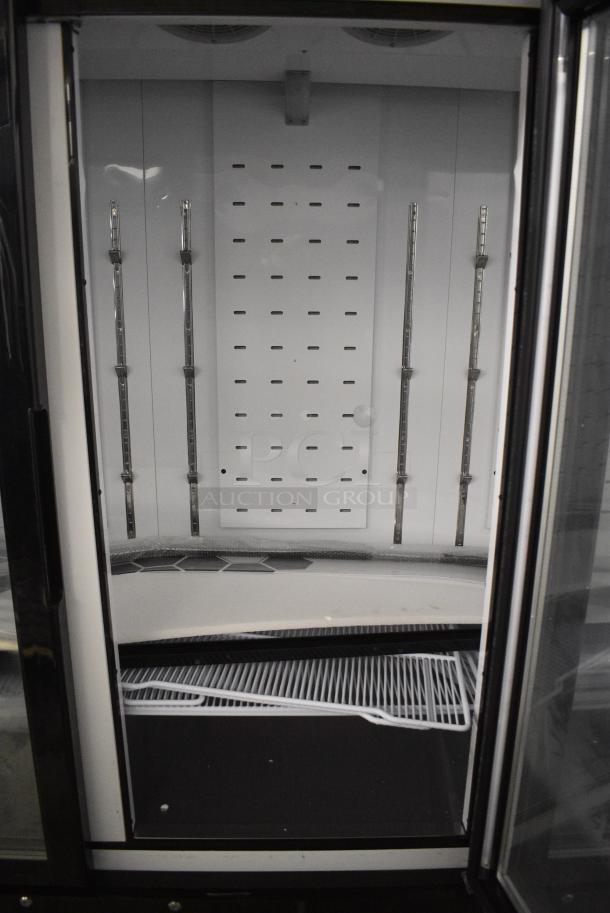 BRAND NEW SCRATCH AND DENT! 2024 Migali C-72FM-HC Metal Commercial 3 Door Freezer Merchandiser w/ Poly Coated Racks. 115/208-230 Volts, 1 Phase. Serial C-72FM-HCN6NT023. - Image 5 of 8