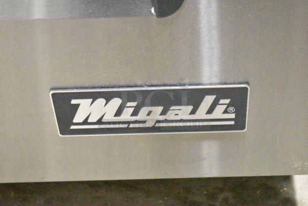 BRAND NEW SCRATCH AND DENT! 2023 Migali C-U27R-D-HC Stainless Steel Commercial 2 Drawer Undercounter Cooler on Commercial Casters. 115 Volts, 1 Phase. Serial C-U27R-D-HC003230613092C0004. Tested and Working! - Image 4 of 9