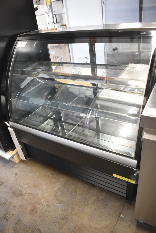 BRAND NEW SCRATCH AND DENT! BSS1285SG Metal Commercial Floor Style Deli Display Case Merchandiser. 115 Volts, 1 Phase. Tested and Working! - Image 1 of 8
