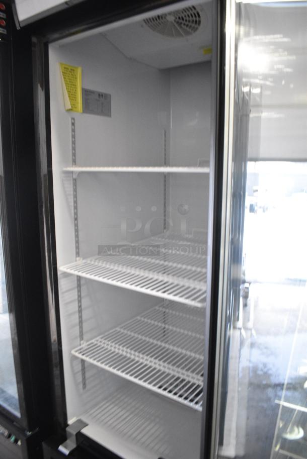 BRAND NEW SCRATCH AND DENT! Qingdao STH23FGD Metal Commercial Single Door Reach In Cooler Merchandiser. 115 Volts, 1 Phase. Serial ST2300201S690F22A001. Tested and Working! - Image 2 of 5