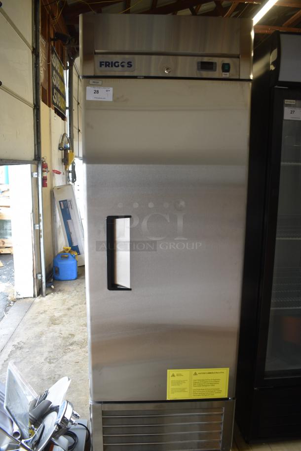 BRAND NEW SCRATCH AND DENT! Atlas Air A1F-SI Stainless Steel Commercial Single Door Reach In Freezer. 115 Volts, 1 Phase. Serial T3770123XA1FSI237001. Tested and Working! - Image 1 of 5