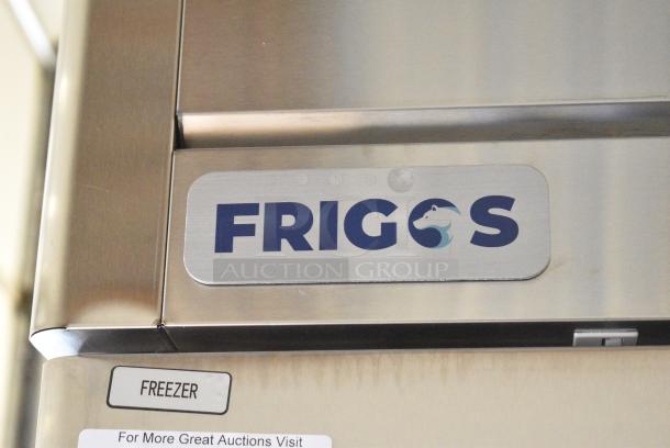 BRAND NEW SCRATCH AND DENT! Atlas Air A1F-SI Stainless Steel Commercial Single Door Reach In Freezer. 115 Volts, 1 Phase. Serial T3770123XA1FSI237001. Tested and Working! - Image 2 of 5