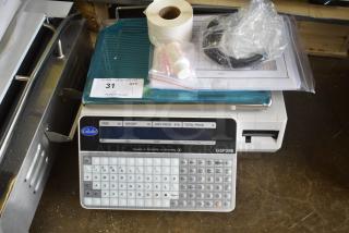 BRAND NEW SCRATCH AND DENT! Globe GSP30B Metal Countertop Scale. 115 Volts, 1 Phase. Tested and Working!